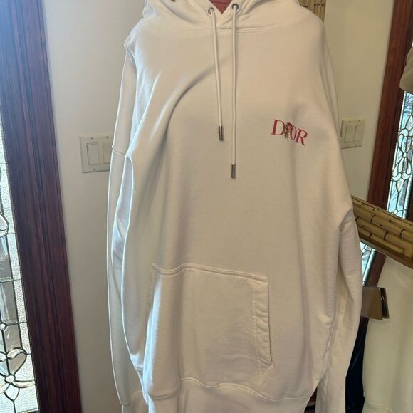 Men’s Dior Jardin flower hoodie size 3 XL made in Italy PRISTINE - Picture 8 of 8